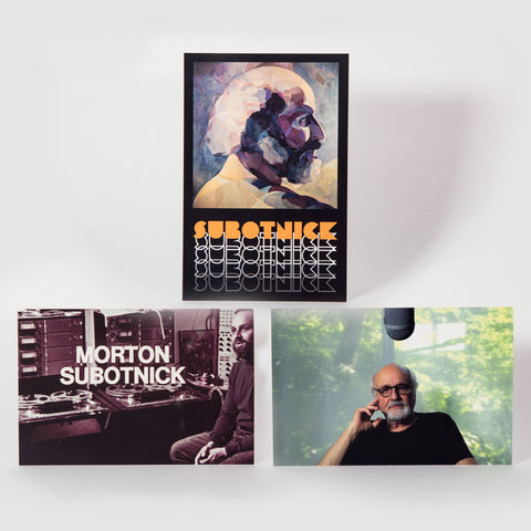 Morton Subotnick 3x postcard set